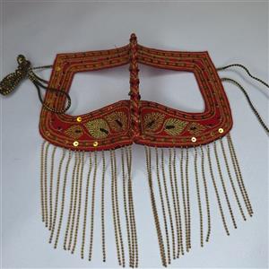 برقعه گلابتونی ریسه طلایی پهن