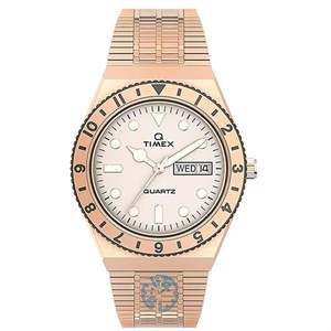 ساعت مچی زنانه تایمکس Timex مدل TW2U95700 سری Q – رنگ تمام رزگلد متالیک