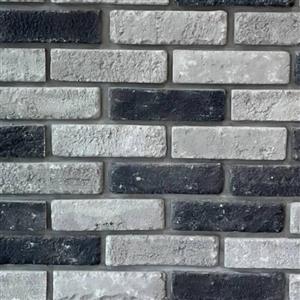 آجر رستیک هلندی مشکی طوسی با جذب آب صفر – مناسب دکوراسیون داخلی و نمای مرطوب – 1 کارتن