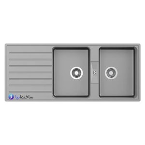 سینک گرانیتی مدل پاریس ساختمانیا با 2 سال گارانتی و مقاومت بالا در برابر حرارت و شوینده‌ها
