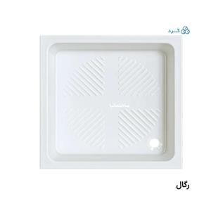 زیردوشی سرامیکی رگال چینی کرد مربعی 80×80 با سطح ضدلغزش و لعاب ضدجرم