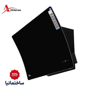هود مورب اخوان مدل H71 با شیشه مشکی و سنسور دود | کنترل لمسی و طراحی مدرن