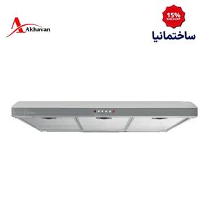 هود زیرکابینتی اخوان مدل H16 | طراحی استیل با مکش قوی و فیلتر چندلایه