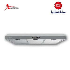 هود زیرکابینتی اخوان مدل 60-H16 | طراحی استیل، مکش قوی و صدای کم