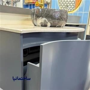 کابین روشویی مدل رز | طراحی ساده و ابعاد ۶۰ سانتی‌متری مناسب فضاهای کم‌جا