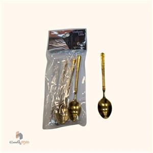 قاشق چای خوری طلایی اعلا