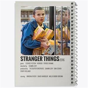 دفتر طراحی 50 برگ خندالو طرح استرنجر تینگز (Stranger Things) کد F13503