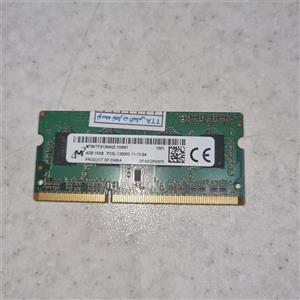 رم لپ تاپی استوک میکرون 12800 micron 4gb notebook ddr3
