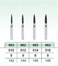 فرز الماسه تراش سبز شعله شمعی کد 862 برند K.V.H - 012