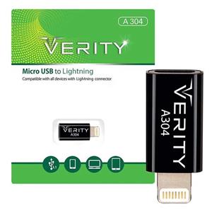 تبدیل OTG اندروید MICRO-USB به آیفون LIGHTNING وریتی Verity مدل A 304