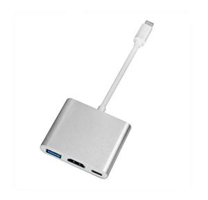 تبدیل تایپ سی به HDMI ، USB 3.0 و تایپ سی مدل YLW