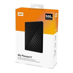 هارد اکسترنال وسترن دیجیتال مدل My Passport ظرفیت 500 گیگ