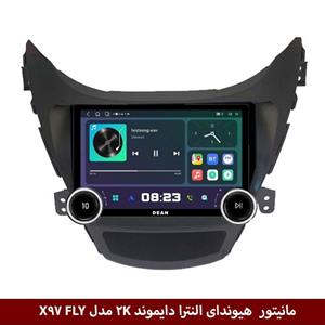 مانیتور ولوم‌دار هیوندای النترا 2016-2014 برند دایموند 2K مدل X97 FLY وینکا – 9.7 اینچ