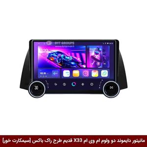 مانیتور دایموند 2K ولوم‌دار ام وی ام X33 قدیم طرح راک باکس 10 و 11 اینچ [سیمکارت خور]