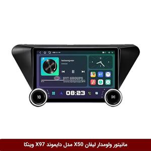 مانیتور ولوم‌دار لیفان X50 برند دایموند 2K مدل X97 FLY وینکا – 9.7 اینچ