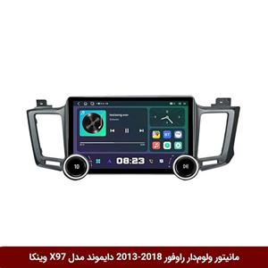 مانیتور ولوم‌دار راوفور 2018-2013 برند دایموند 2K مدل X97 FLY وینکا – 9.7 اینچ