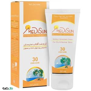 کرم ضد آفتاب پوست خشک مدیسان SPF30