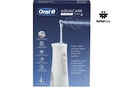 واترجت شارژی دندان مدلOral-B Aquacare 6 با فناوری Oxyjet و طراحی بی‌سیم