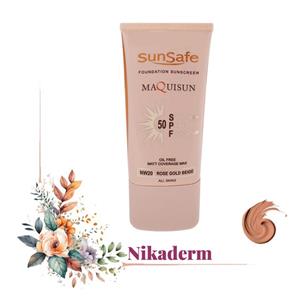 ضد آفتاب رنگی و پرایمری سان سیف (SunSafe) مدل Maquisun شماره NW20