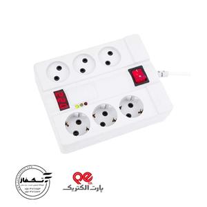 محافظ 6 خانه دیجیتالی با کابل 1/8 متری پارت الکتریک