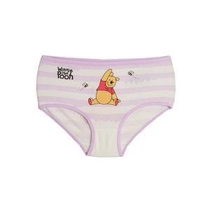 شورت دخترانه اسلیپ چاپی طرح راه راه و پو POOH