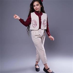 ست سه تیکه دخترونه (شلوار،وست،شومیز)