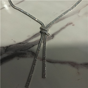گردنبند نگین دار دخترانه شیک