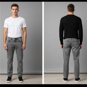 شلوار جین Zara دودی روشن 1026
