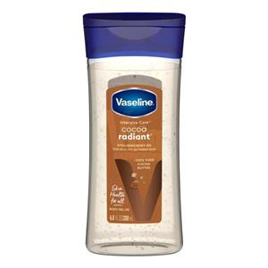 روغن بدن وازلین VASELINE اورجینال مدل COCOA RADIANT BODY OIL حجم 200 میل