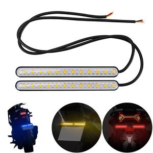 نوار LED راهنما و ترمز دو رنگ – ضدآب، انعطاف‌پذیر، مناسب موتور و خودرو (2 عددی)