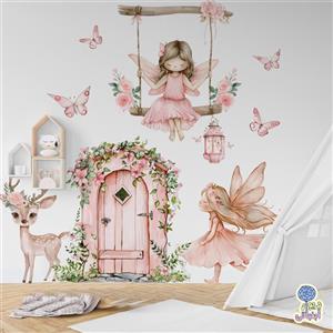 برچسب دیواری فرشته کوچولو کد 1636 