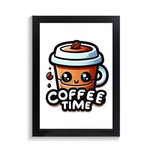 تابلو کافه و رستوران طرح COFFE TIME کد PF-29009