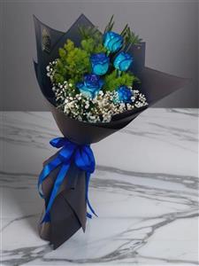 دسته گل رز آبی،گل‌فروشی ارومیه