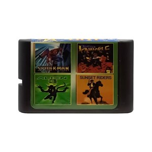 کارتریج چهار لبه سگا بازی SpiderMan   Streets of Rage   Alien 3