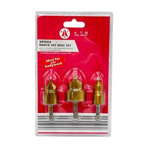 مته دو پله گشاد کن لوله ای تی ام مدل jt-23 مجموعه 3 عددی