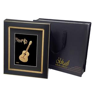 تابلو طلا گیتار بزرگ
