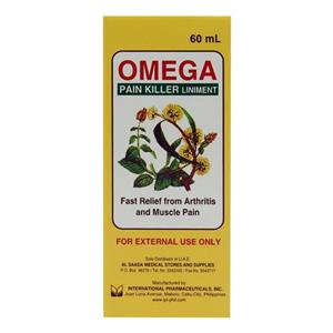 روغن ضد درد امگا (OMEGA Pain Killer) حجم 60 میلی‌لیتر – تسکین فوری دردهای عضلانی و مفصلی