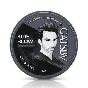 واکس مو گتسبی GATSBY طوسی مدل Mat & Hard استایل Side Blow (مات و قوی) وزن 75 گرم