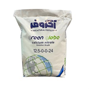 کود نیترات کلسیم اگروفر مدل 24-0-0-12.5 وزن 10 کیلوگرم