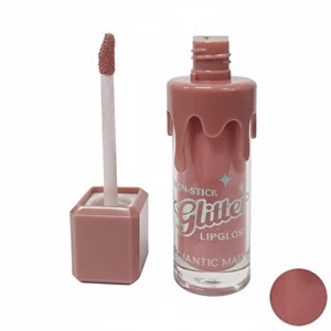 رژ لب مایع اکلیلی رومانتیک میت مدل Glitter شماره 642