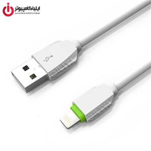 کابل دیتا و شارژ لایتنینگ الدینیو مدل LS07 به طول 1 متر  Ldinio LS07 Lightning Data & Charge Cable 1m