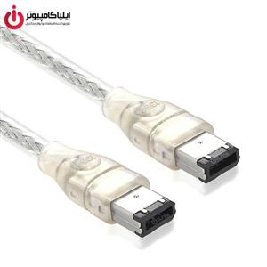 کابل دیتا 1394 تبدیل 6 پین به 6 پین امگا به طول 1.5 متر  Omega 1394 Firewire Cable 6Pin To 6Pin 1.5m