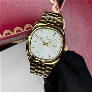ساعت مردانه الگانس صفحه چهارگوش موتور ژاپن کیفیت عالی رنگ ثابت کد 1923978
