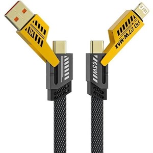 کابل شارژ 4 در 1 ANKER مدل AN-201  قدرت شارژ فوق‌سریع تا 65 وات ANKER 4-in-1 Charging Cable Model AN-201  Super fast c