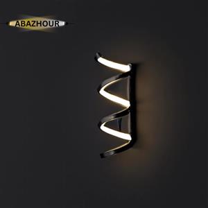 چراغ دیواری مدرن LED طرح فنری آلومینیومی کد DM114