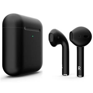 هدفون بی‌ سیم اپل ایرپاد 2 مشکی مات Apple AirPods 2 Black Matte Edition Wireless Headphones