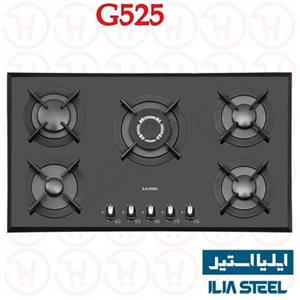 اجاق گاز رومیزی 5 شعله ایلیا استیل مدل G525 