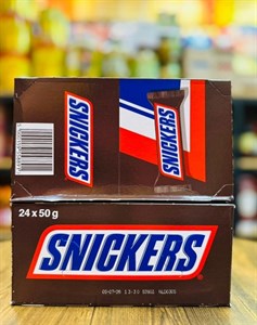 شکلات اسنیکرز SNICKERS (باکس 24 عددی 50 گرمی)    🟫 جام کوزارکس jamcosrx  