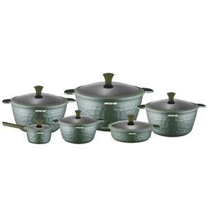 سرویس قابلمه 12 پارچه گرانیت عرشیا مدل CO110-2971