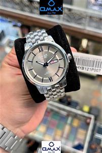 ساعت مردانه اوماکس omax مدل HYB121P007 کلاسیک رنگ ثابت دارای 2 تقویم بند فلزی کیفیت عالی کد 1922309